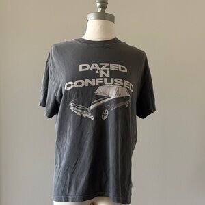 Brandy Melville Black 'Dazed -N- Confused' Graphic Tee